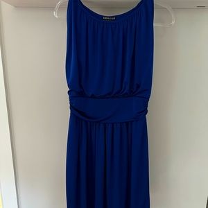 Express cocktail dress royal blue size Medium .